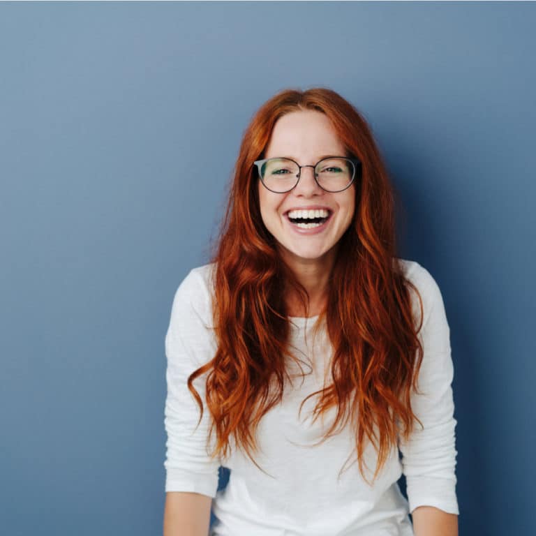 girl with smile after invisalign therapy