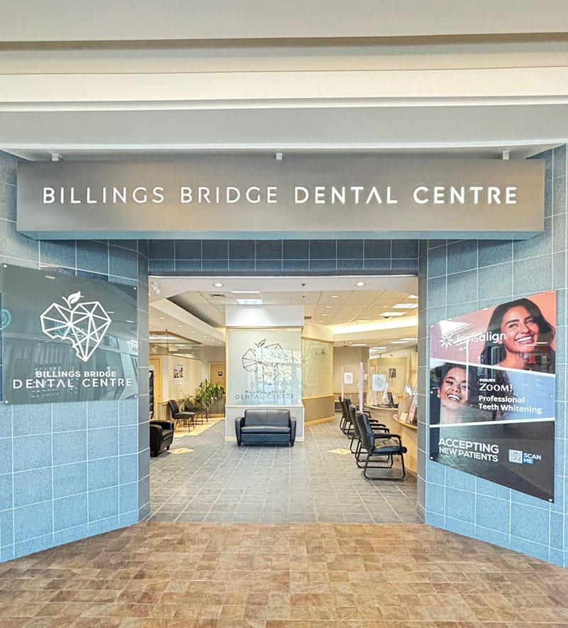 billings bridge entrance from mall